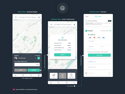 Order | Payment | Laundry App