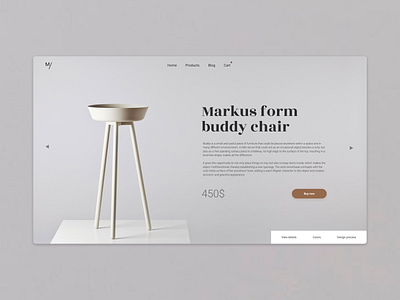 Markus Form design full page redesign ui ui ux web website