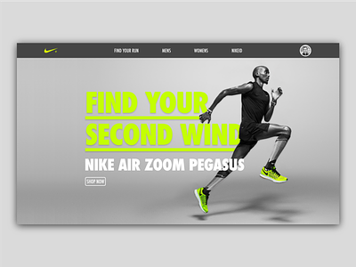 Nike Run adobe airmax branding bubble design graphic design hypebeast logo minimal nike photoshop sport typography ui ux