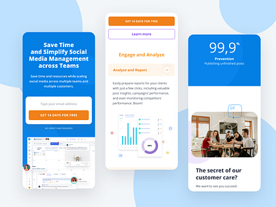 Kontentino - Mobile Landing Page