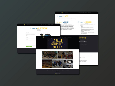 DLSU | La Salle Computer Society design ui web