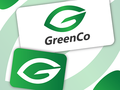 GreenCo Brand Logo adobeillustrator branding design illustration logo logo design vector