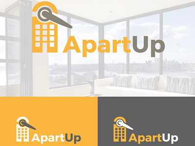 Apartup - Logo Design for an Apartment Business