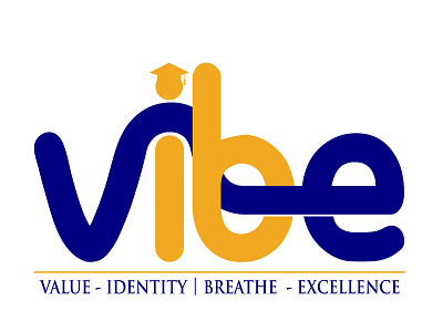 Vibe adobeillustrator branding design educational logo logo logo design typography vector