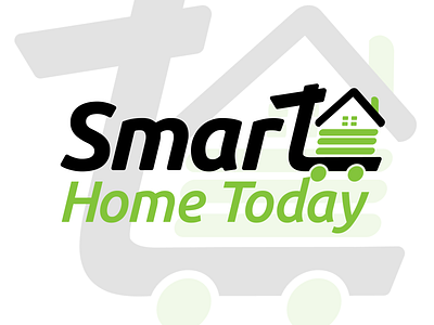 Smart Home Today E-Commerce Logo adobeillustrator branding design ecommerce ecommerce logo graphic design illustration logo logo design logo designs vector