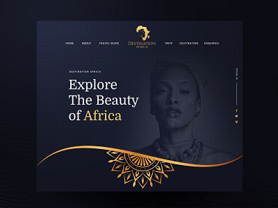 Africa travel website adventure website africa beauty beauty website clean website elegant website feminine website landing page modern landing page modern website saas landing page tour travel travel agency travel landing page travel website travel websites web illustration woman website