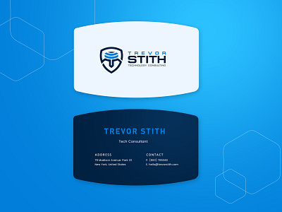 Business Card Design For Tech Consultant