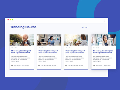 Courses Section app landing page blog blog design blog post blue courses entrepreneurship landing page landingpage learning app learning platform saas saas landing page slider startup web design website design