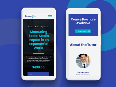 Course Page app landing page clean ui clean website course courses landing page landingpage minimalist ui minimalist website online course online courses saas saas landing page start up startup startups ui ux web design website website design