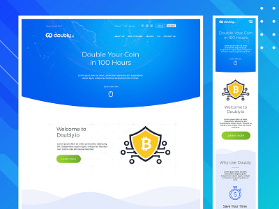 Fintech Landing Page Design app app landing page clean website concept cryptocurrency finance fintech landing page landingpage modern website saas saas landing page saas web design saas website ui design web design web illustration webdesign website website design