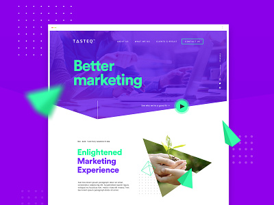 Web design for marketing firm