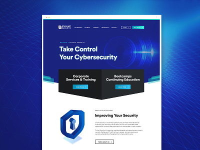 Cyber security web design