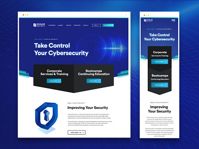 Digital security web design by Kama Dwipayana on Dribbble