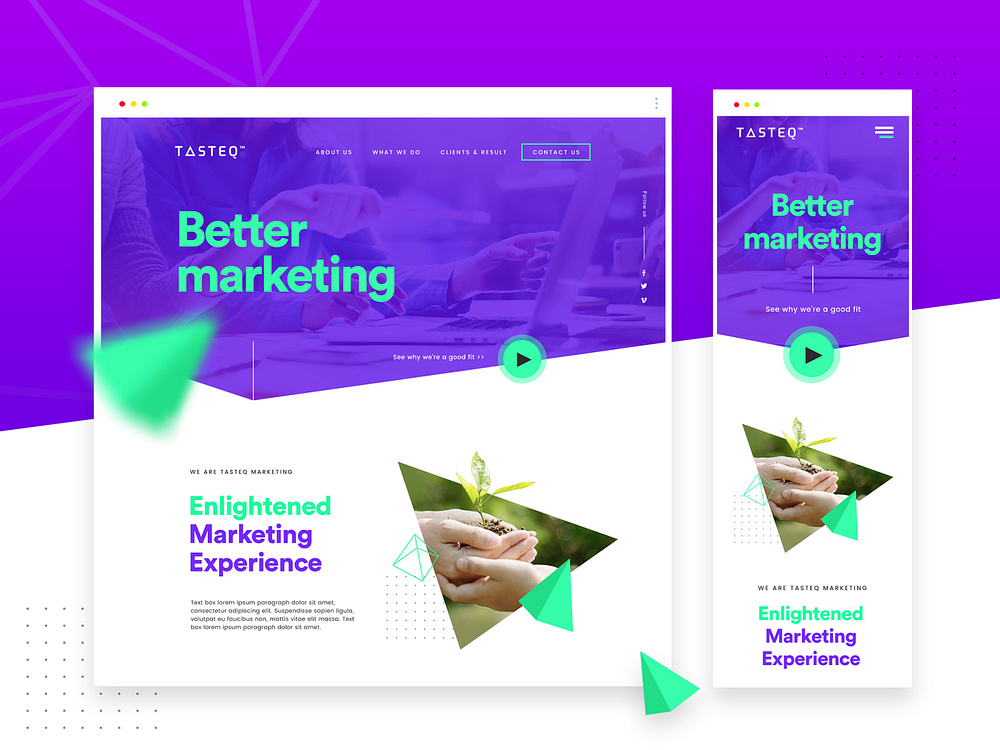 Creative Landing Page designs, themes, templates and downloadable ...