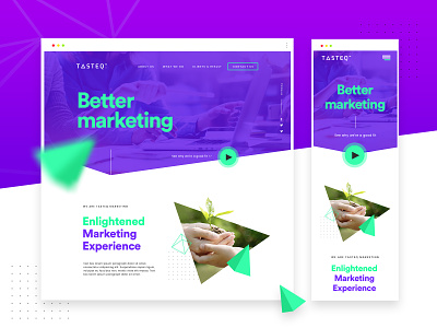 Marketing firm web design