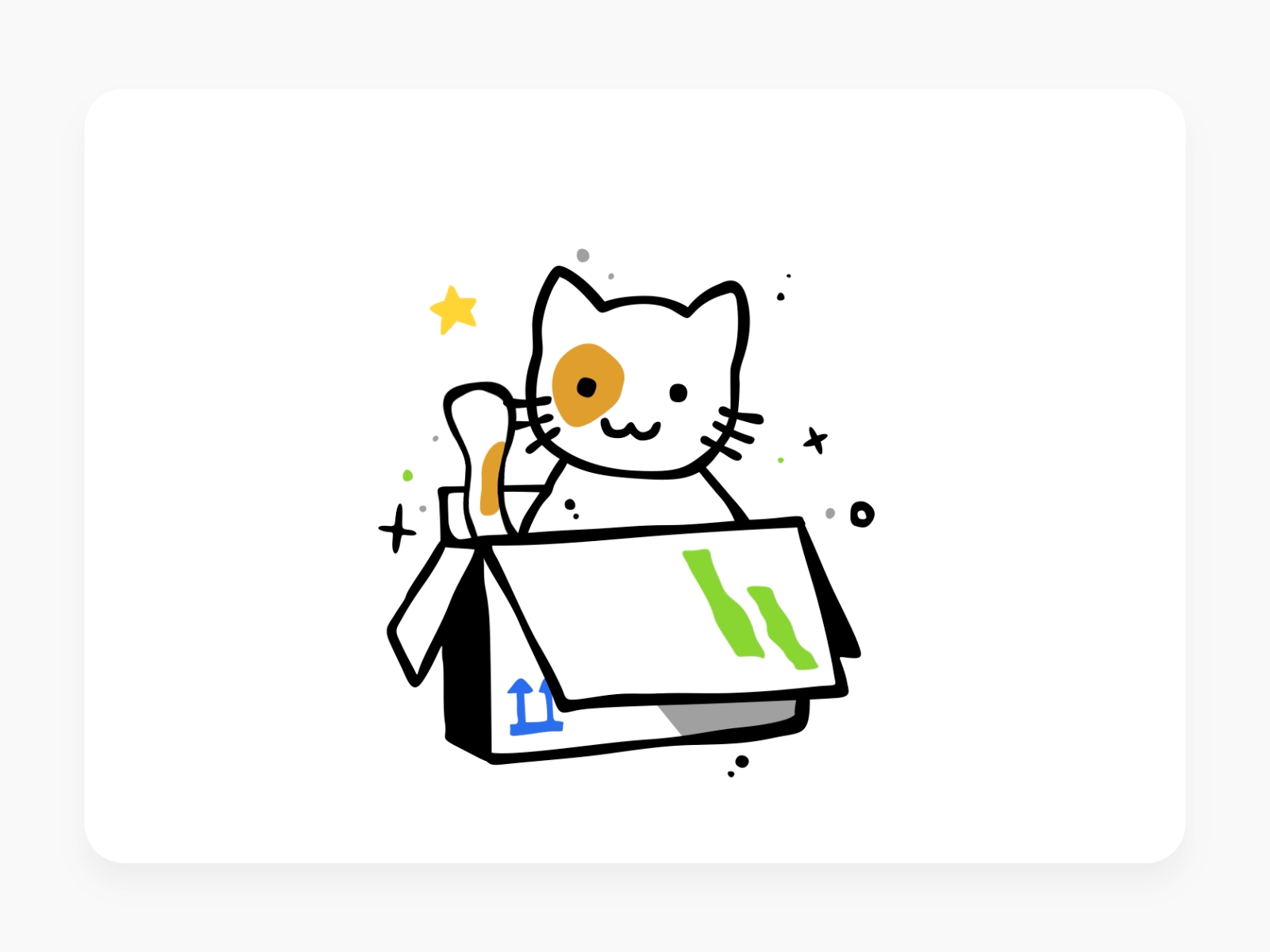 Loading cat spinner adobe after effects animation cat design illustration ipad motion graphics procreate sendsay ui