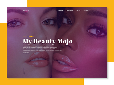 Beauty and Wellness Blog Design