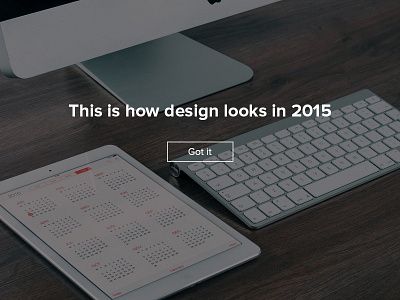 This is how design looks in 2015 design trends ui web design