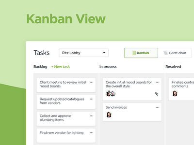 Task Management — Kanban View