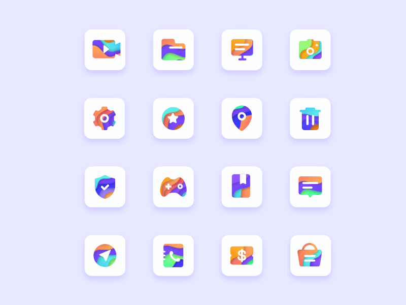 Practice after effect animation design gif icon illustration motion ui