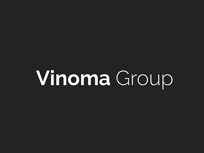 Vinoma Group brand brand identity branding design icon identity logo minimal typography vector