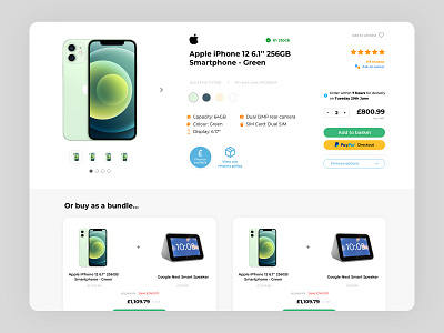 Product page redesign: Ebuyer clean css design html minimal page product ui ux web design web development web page webpage