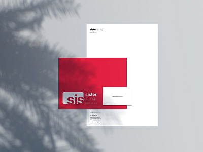 SIS Stationery branding business idenitity layout logo organization print stationery