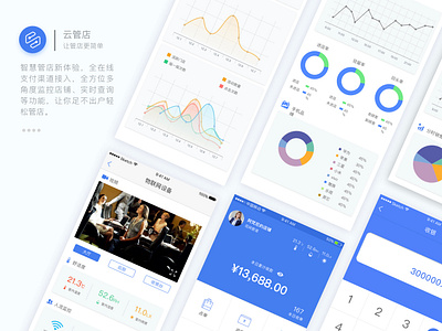 早期b端app-云管店 ui