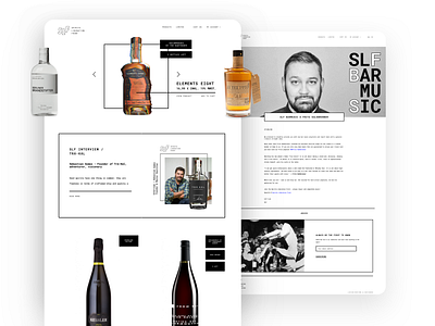 SLF - Concept Liquor eCommerce adchitects conversion design designer ecommerce layout ui webdesign website