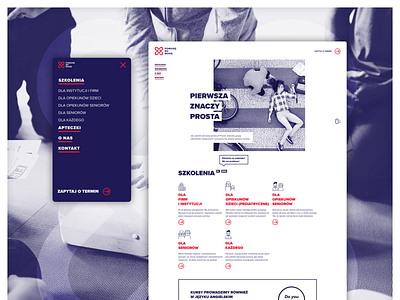 Pomogę Bo Mogę adchitects conversion design designer first aid layout typography ui webdesign website