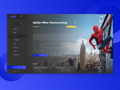 Tv App Ui Design Daily UI Challenge