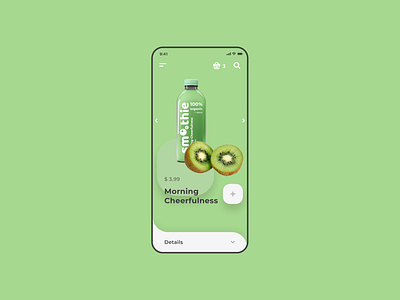 Smoothie app bright color concept delivery delivery app design fruits shop ui ux