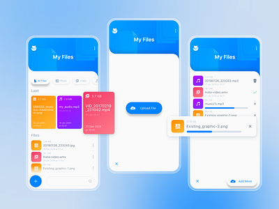 File manager app app application card challenge concept daily ui design file file manager file upload files screen ui ui challenge upload ux