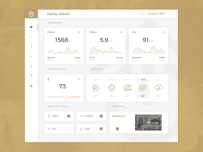 "Home" Dashboard app app design concept dashboard desctop desctopapp graphic house settings ui smart house ui ux