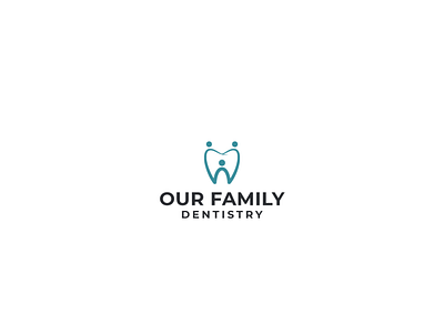 Logo Design - Our Family Dentistry branding design graphic design icon logo logo logo design graphic design logo design logo icon logo logodeaign graphic logo webapp icon
