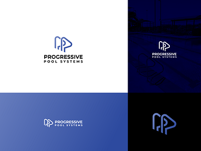 Progressive Pool Systems app branding design graphic design icon logo logo logo design graphic design logo design logo icon logo logodeaign graphic vector