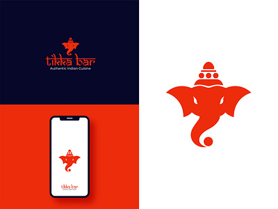 Tikka Bar - Unsold Indian Restaurant Logo branding design graphic design icon illustration logo logo design logo icon logo logodeaign graphic
