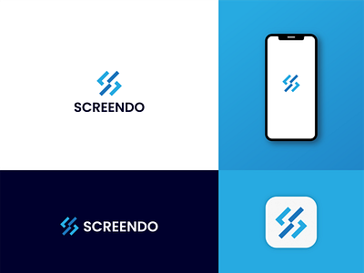 Screendo - Unsold Modern Logo animation best logo business logo creative logo crypto logo custom logo flat logo logo logo design logo icon logo typography minimal logo minimalist logo modern logo nft nft logo s s logo mark simple logo web design