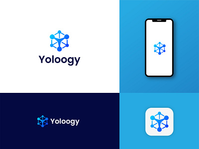 Yoloogy - Modern Technology Logo best logo busines logo creative logo crypto logo icon logo logo folio logos modern icon modernlogo nft simple logo tech logo technology logo