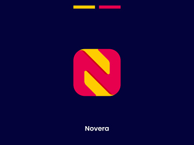 Novera- Abstract Letter N Logo Mark - Unused