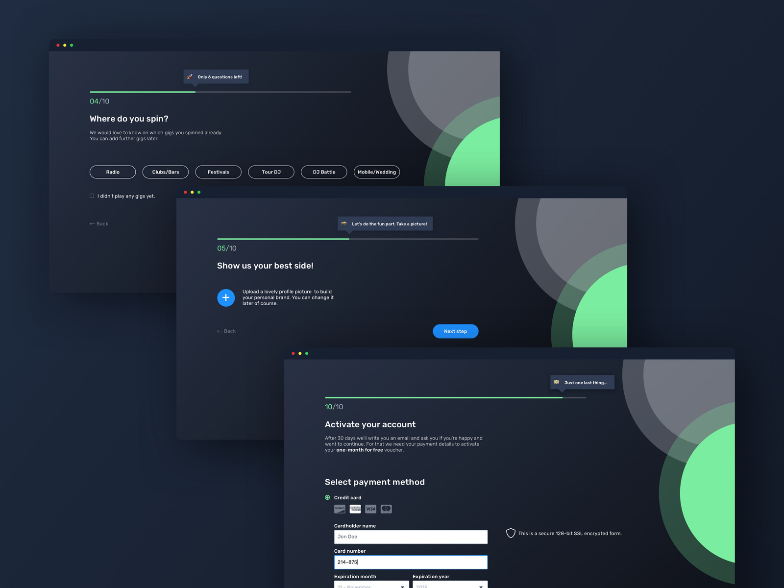 Digital DJ Pool Winback flow by Anne Freude for Boana on Dribbble