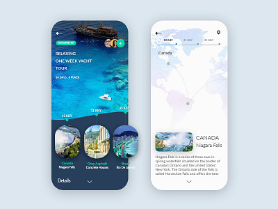 Ui Toure App app design fun icon package sketch tour travel ui ux