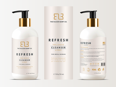 Modern and powerful label for a new grooming product line! cosmetic beauty luxury minimalistic design modern package design powerful product package product label