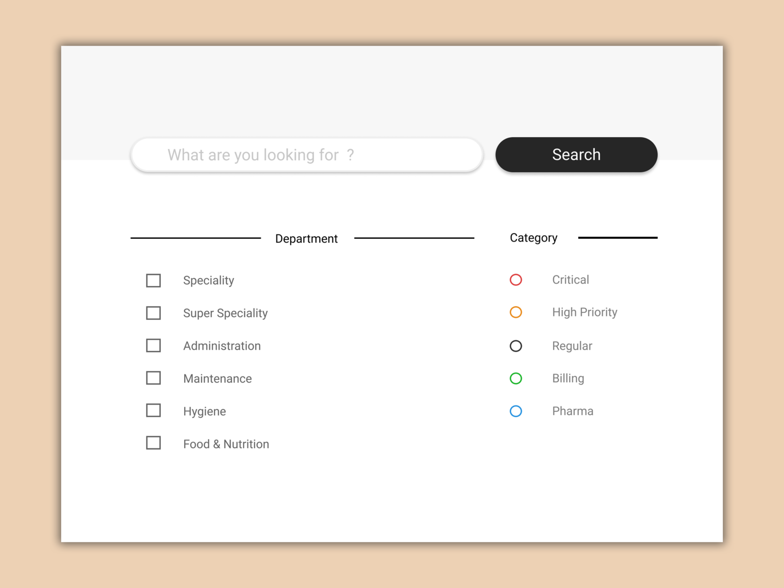 Search Bar with filters Usable UI by Ganesha on Dribbble
