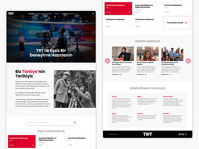 TRT Career Page career corporate ui web page