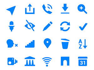 Maps.me icons by Evgeniy Artsebasov on Dribbble