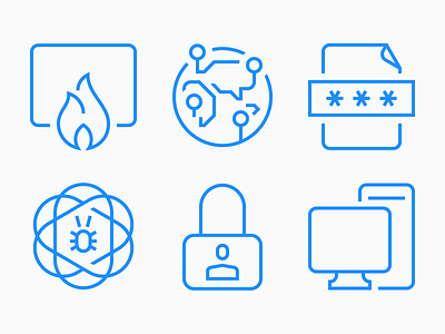 Group-Ib icons document firewall laboratory personal info servers workstation