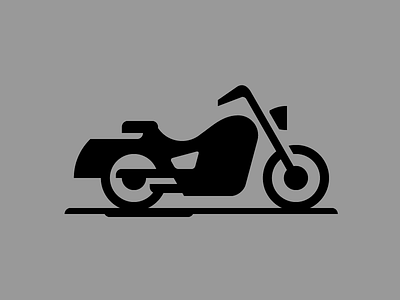 Cruiser motorcycle bike cruiser icon motorbike motorcycle pictogram