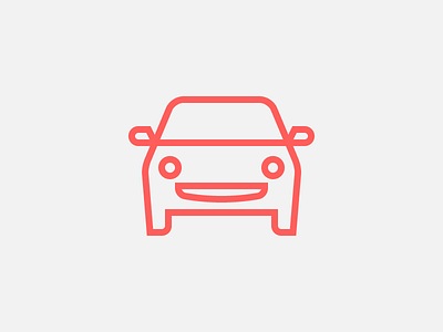 Car icon car ios outline