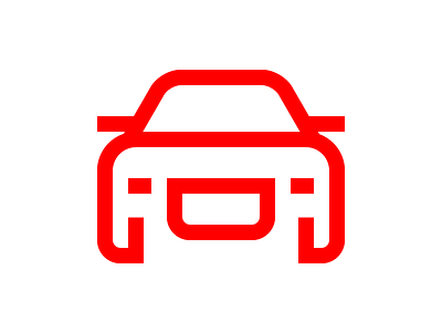 Just another car icon car outline smile verb